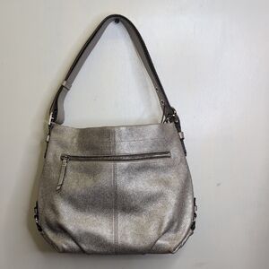 Elegant Metallic Shoulder Bag